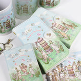 【うちの子オーダーも】カード収納ケース うちの子オーダー:うさぎ2人 たれ耳うさぎ うさぎ種類選べます 森の動物 リス ハリネズミ 鳥 ヤマネコ バンビ イチゴ マカロン スイーツ