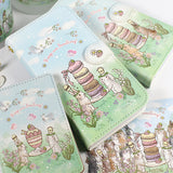 【うちの子オーダーも】カード収納ケース うちの子オーダー:うさぎ2人 たれ耳うさぎ うさぎ種類選べます 森の動物 リス ハリネズミ 鳥 ヤマネコ バンビ イチゴ マカロン スイーツ