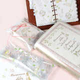 スタンプの作品集に【A5:カードホルダー(小)】えくりゅの森シリーズ:レターセットやステンシルシートも収納 うさぎイラスト