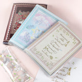 スタンプの作品集に【A5:カードホルダー(小)】えくりゅの森シリーズ:レターセットやステンシルシートも収納 うさぎイラスト