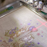ミシン刺繍入り【フリルゴムバンド付き★ブックカバーミニノート付き★文庫本サイズハンドメイド★ミシン刺繍★うさぎ・小鳥・リス・ハリネズミ