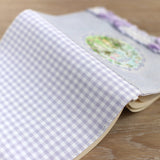 オリジナルプリント生地【フリルゴムバンド付き★ブックカバーミニノート付き★文庫本サイズハンドメイド★うさぎ・小鳥・リス・ハリネズミ