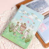 【うちの子オーダーも】カード収納ケース うちの子オーダー:うさぎ2人 たれ耳うさぎ うさぎ種類選べます 森の動物 リス ハリネズミ 鳥 ヤマネコ バンビ イチゴ マカロン スイーツ