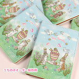 【うちの子オーダーも】カード収納ケース うちの子オーダー:うさぎ2人 たれ耳うさぎ うさぎ種類選べます 森の動物 リス ハリネズミ 鳥 ヤマネコ バンビ イチゴ マカロン スイーツ