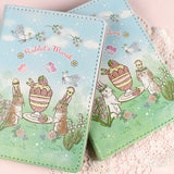 【うちの子オーダーも】カード収納ケース うちの子オーダー:うさぎ2人 たれ耳うさぎ うさぎ種類選べます 森の動物 リス ハリネズミ 鳥 ヤマネコ バンビ イチゴ マカロン スイーツ