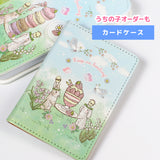 【うちの子オーダーも】カード収納ケース うちの子オーダー:うさぎ2人 たれ耳うさぎ うさぎ種類選べます 森の動物 リス ハリネズミ 鳥 ヤマネコ バンビ イチゴ マカロン スイーツ