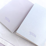 ミニ方眼ノート 文庫本 A6サイズ二種類 システム手帳や手帳カバーにも 風船うさぎ 花祭りシリーズ四つ葉のクローバー方眼ノート手帳とお揃いうさぎ・垂れ耳うさぎ・小鳥・リス