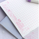 ミシン刺繍入り【フリルゴムバンド付き★ブックカバーミニノート付き★文庫本サイズハンドメイド★ミシン刺繍★うさぎ・小鳥・リス・ハリネズミ