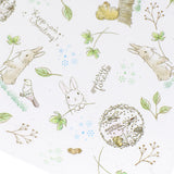 【フィルムシート:3枚セット】ラッピングやシステム手帳ディバイダーにも<br>えくりゅの森シリーズ うさぎイラスト