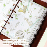 【フィルムシート:3枚セット】ラッピングやシステム手帳ディバイダーにも<br>えくりゅの森シリーズ うさぎイラスト