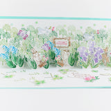 バスケット カゴ 籠<br>うさぎちゃんとも組み合わせできる<br>えくりゅの森 花祭りシリーズ<br>年賀状・クリスマスカード<br>ポストカードにも<br><span>はんこ 手帳付箋 カード作り</span>