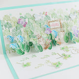 四つ葉のクローバーのスタンプ<br>シロツメグサ <br><span>幸せの象徴 はんこ 手帳 付箋 スケジュール帳やメッセージカードにも</span>