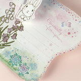 ひょっこりポップアップカード キラキララメ付き★誕生日や母の日 入学卒業 結婚出産記念日 お祝い うさぎ アジサイ 紫陽花 ブルーベル スズラン 森