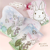 ひょっこりポップアップカード キラキララメ付き★誕生日や母の日 入学卒業 結婚出産記念日 お祝い うさぎ アジサイ 紫陽花 ブルーベル スズラン 森