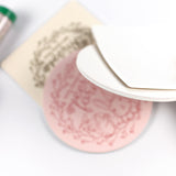 スタンプマット 捺印マット 丸や四角 はんこ 印鑑に 可愛いうさぎイラスト森の動物