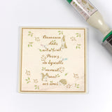 スタンプマット 捺印マット 丸や四角 はんこ 印鑑に 可愛いうさぎイラスト森の動物