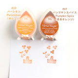 インクパッド【ツキネコ】バーサマジック デュードロップ 手帳や付箋はんこに スケジュール帳やメモ用紙にスタンプできるインク えくりゅの森