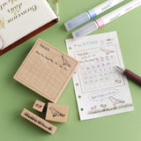 コクヨ 2トーンカラーマーカー マークタス カラー 3色セット 手帳やスケジュールスタンプとご一緒に えくりゅの森