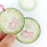 四つ葉のクローバーのスタンプ シロツメグサ 幸せの象徴 はんこ 手帳 付箋 スケジュール帳やメッセージカードにも ナチュラルイラスト えくりゅの森