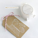 インクパッド【ツキネコ】バーサマジック デュードロップ 手帳や付箋はんこに スケジュール帳やメモ用紙にスタンプできるインク えくりゅの森