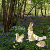 ハリネズミのスタンプ 幸運を呼ぶ動物 はんこ 動物スタンプ 手帳 付箋 スケジュール帳やメッセージカードにも ナチュラルイラスト えくりゅの森