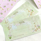 一筆箋ミニレターうさぎ 小鳥 ハリネズミ リス 動物スタンプや手帳とお揃い 12枚セット