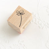 四つ葉のクローバーのスタンプ シロツメグサ 幸せの象徴 はんこ 手帳 付箋 スケジュール帳やメッセージカードにも ナチュラルイラスト えくりゅの森