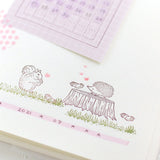 草むらのスタンプ ナチュラルなシーンに スケジュール帳やメッセージカードにも ナチュラルイラスト えくりゅの森