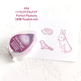 インクパッド【ツキネコ】バーサマジック デュードロップ 手帳や付箋はんこに スケジュール帳やメモ用紙にスタンプできるインク えくりゅの森