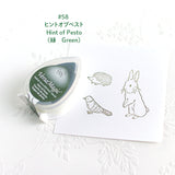 インクパッド【ツキネコ】バーサマジック デュードロップ 手帳や付箋はんこに スケジュール帳やメモ用紙にスタンプできるインク えくりゅの森