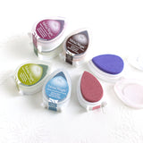 インクパッド【ツキネコ】バーサマジック デュードロップ 手帳や付箋はんこに スケジュール帳やメモ用紙にスタンプできるインク えくりゅの森