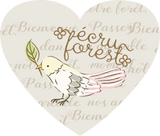 ハートのキーホルダー フックホルダー ボールチェーン うさぎやリス小鳥 ハリネズミ かわいい動物のキーホルダー ナチュラルイラスト えくりゅの森