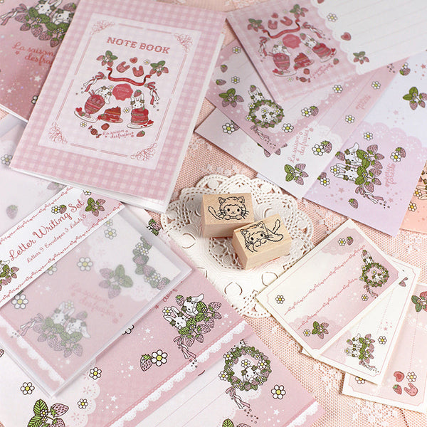 イチゴとうさぎ🍓🐰新作様々「うさねこ」も登場♪ – えくりゅの森 ecru