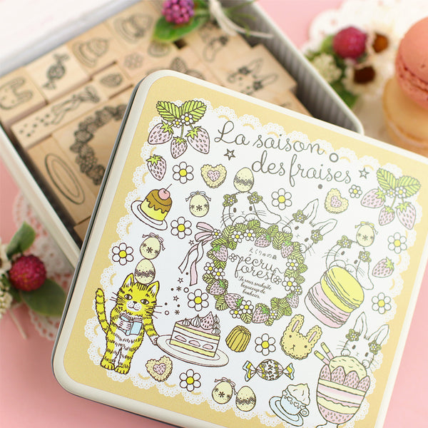スタンプセット – えくりゅの森 ecru forest / Handmade