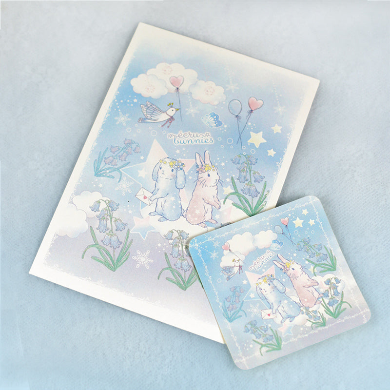 スタンプの作品集に【ポストカードホルダー】花祭りシリーズ：ゆめかわ