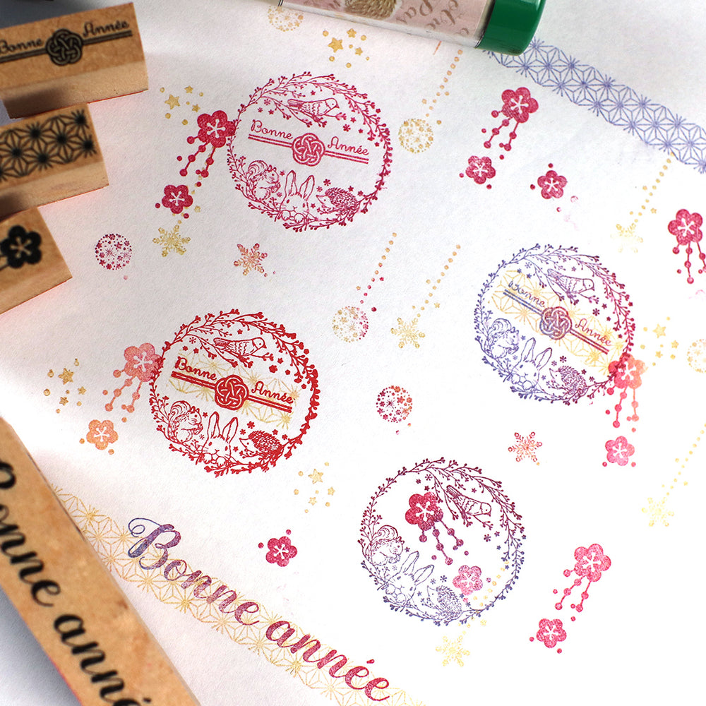 10%OFF】冬限定・数量限定：冬風景【ミニミニスタンプ】クリスマス