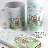 【スリムサーモステンレスボトル・カラビナ付きハンディファン】300ml, 500ml　うさぎイラスト、神戸タータン