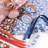 【おめかしスタンプ3点セット+シール】切手風・消印風・クッキー型：日付印との組み合わせも。お手紙にも活躍するはんこ　可愛いうさぎ