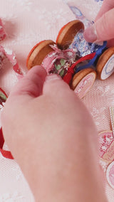 【おめかしスタンプ3点セット+シール】切手風・消印風・クッキー型：日付印との組み合わせも。お手紙にも活躍するはんこ　可愛いうさぎ