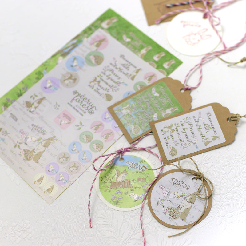 デコできるレフィルセット<br>【ミニ6穴 】システム手帳<br><span>花柄　シンプル　月間マンスリー・週間ウィークリー・メモ：万年筆にも  スズラン　ブルーベル　子供 習い事 勉強 塾</span>