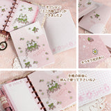 [Mini 6-hole refill: single item]<br> Weekly weekly calendar Personal organizer<br> <span>Fountain pen also Hanamatsuri seriesRabbit / small bird Child lessons study cram school</span>