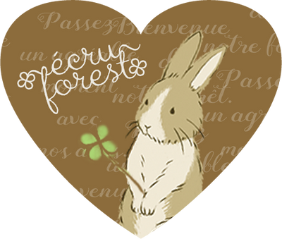 ハートのキーホルダーフックホルダーボールチェーン】うさぎやリス小鳥