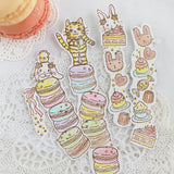 Pudding Stamps: Strawberry Season Series Custard Pudding Sweets<br> <span>Notebook Sticky Notes New Year's Cards/Christmas Postcard Making Stamps<br></span>