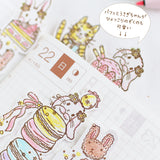 Macaron Stamp: Strawberry Season Series Sweet Motif Strawberry<br> <span>Notebook Sticky Notes New Year's Cards/Christmas Postcard Making Stamps<br></span>