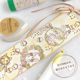 Glitter Ribbon Stamp: Strawberry Season Series Strawberry Sweets<br> <span>Notebook Sticky Notes New Year's Cards/Christmas Postcard Making Stamps<br></span>