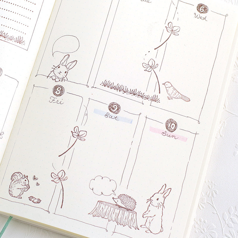 小鳥の スタンプ：ことり　はんこ　動物スタンプ　スケジュール帳やメッセージカードにものコピーのコピー